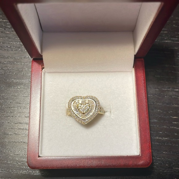 Sterling silver heart ring - Picture 3 of 6